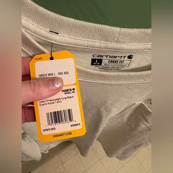 Carhartt Women’s Loose Fit Long Sleeve Tee - Picture 3 of 3